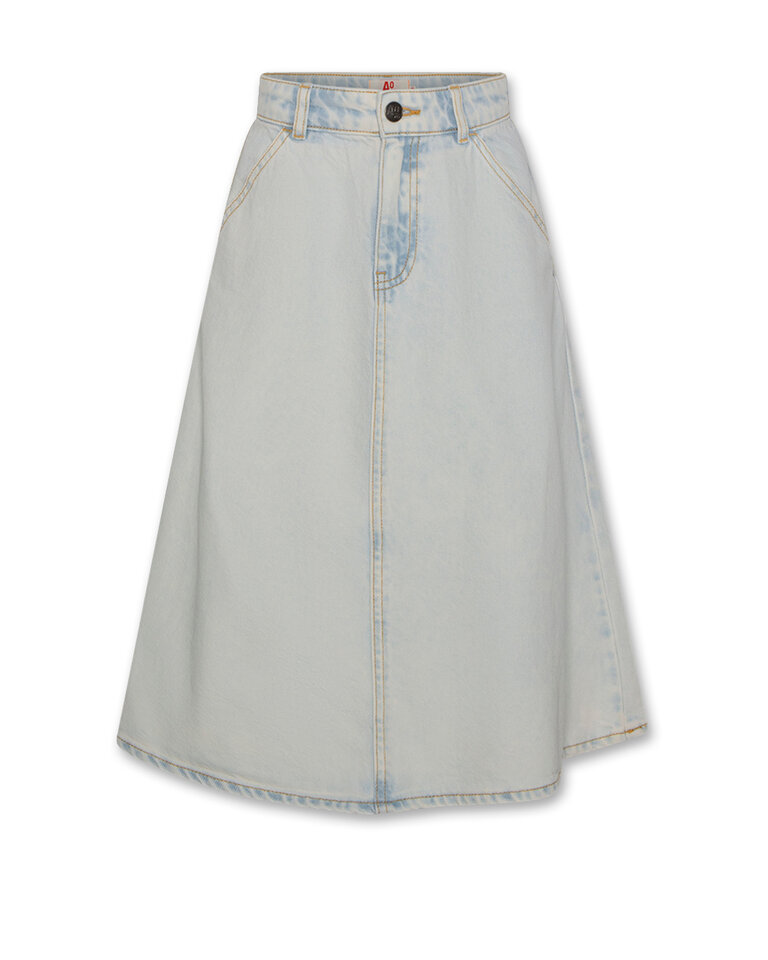 Ao76 126-1490-500 ellen skirt bleach wash bleach