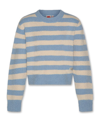 Ao76 126-1236-831 chock c-neck stripe vista blue