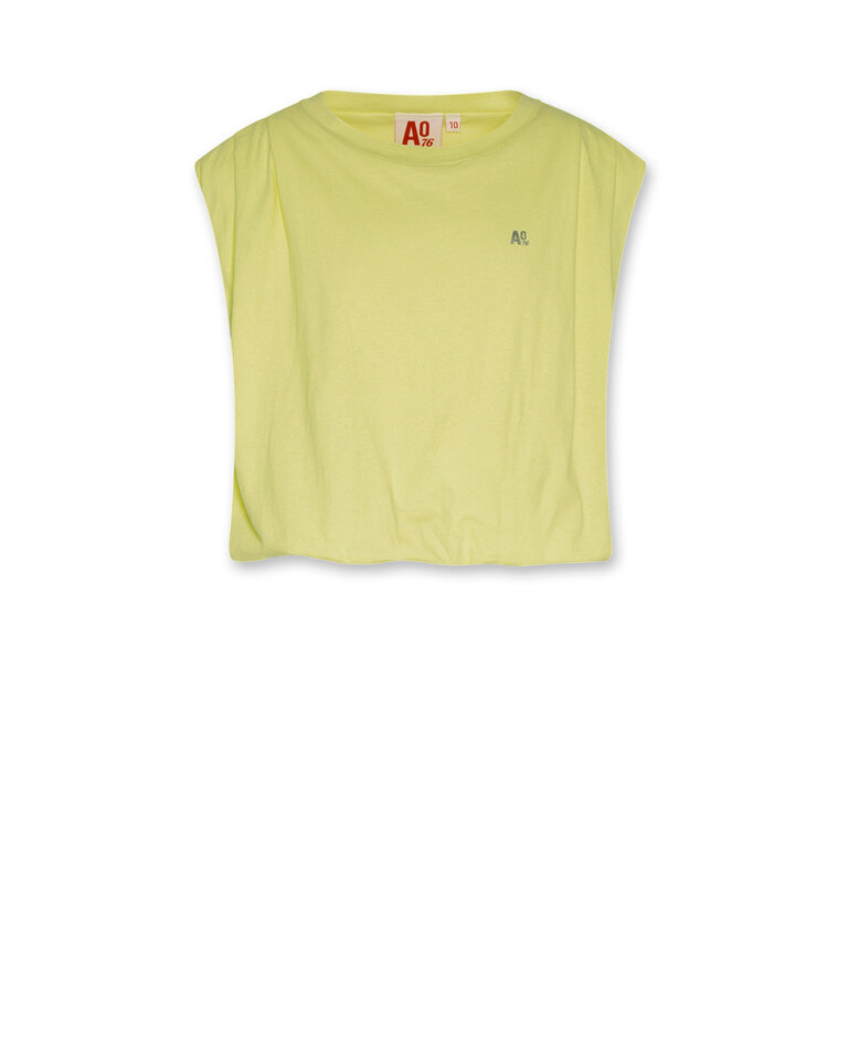 Ao76 126-1030-107 elle t-shirt pearls citrus