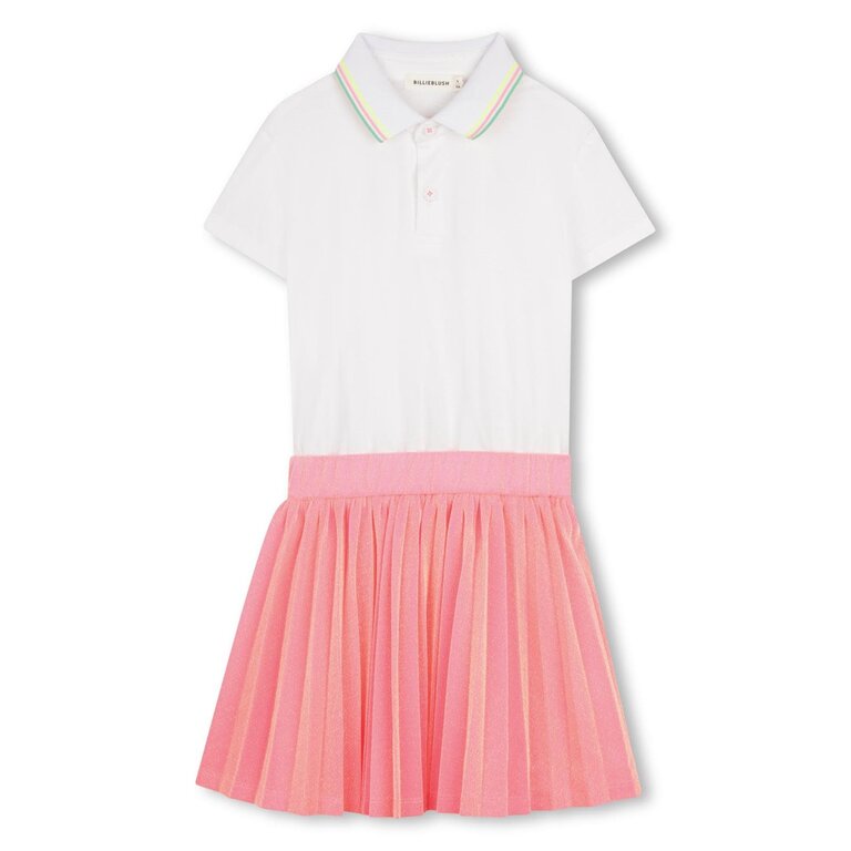 Billieblush U21830 Robe polo  wit
