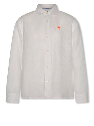 Ao76 126-2320-581c bart shirt logo OL white