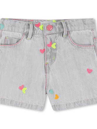 Billieblush U21889 Spijkershort blue denim grey