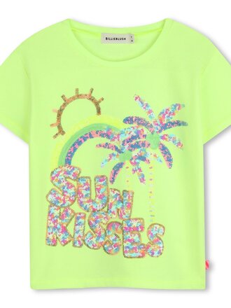 Billieblush U21922 T-Shirt korte mouwen groene citroen