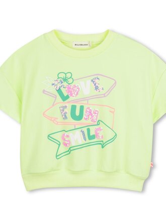 Billieblush U21926 Sweater groene citroen