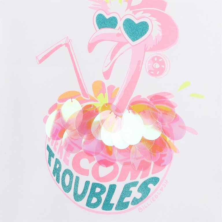 Billieblush U21932 T-Shirt korte mouwen wit