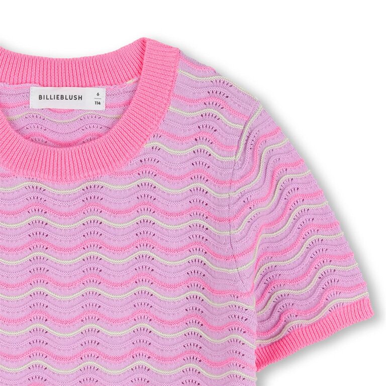 Billieblush U21944 Trui met korte mouwen paars