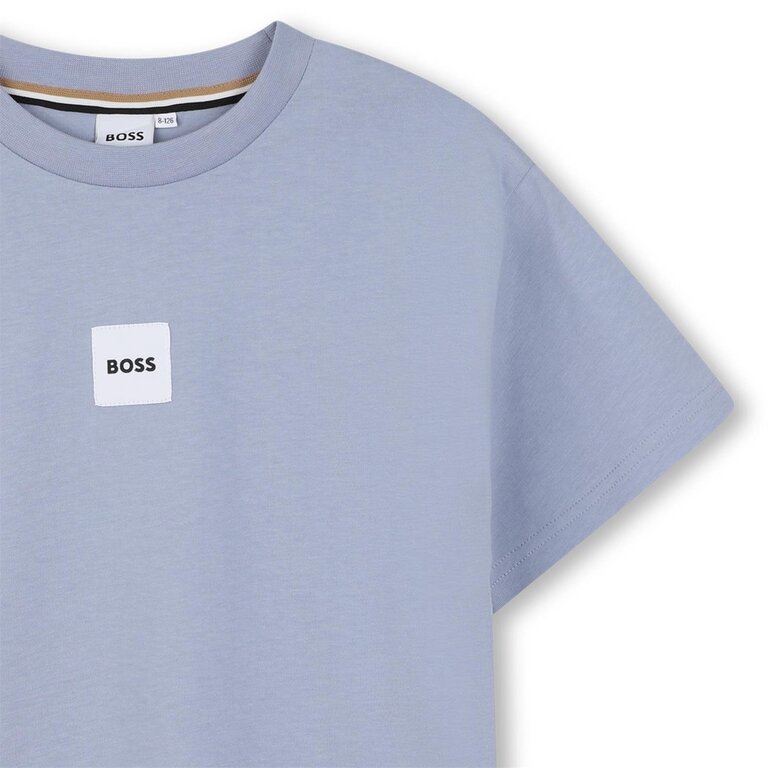 BOSS J52897 T-shirt korte mouwen middel grijs