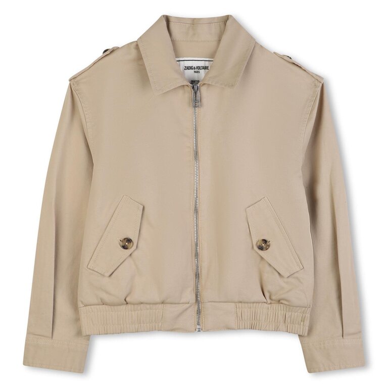 Zadig & Voltaire X60558 Jas donker beige