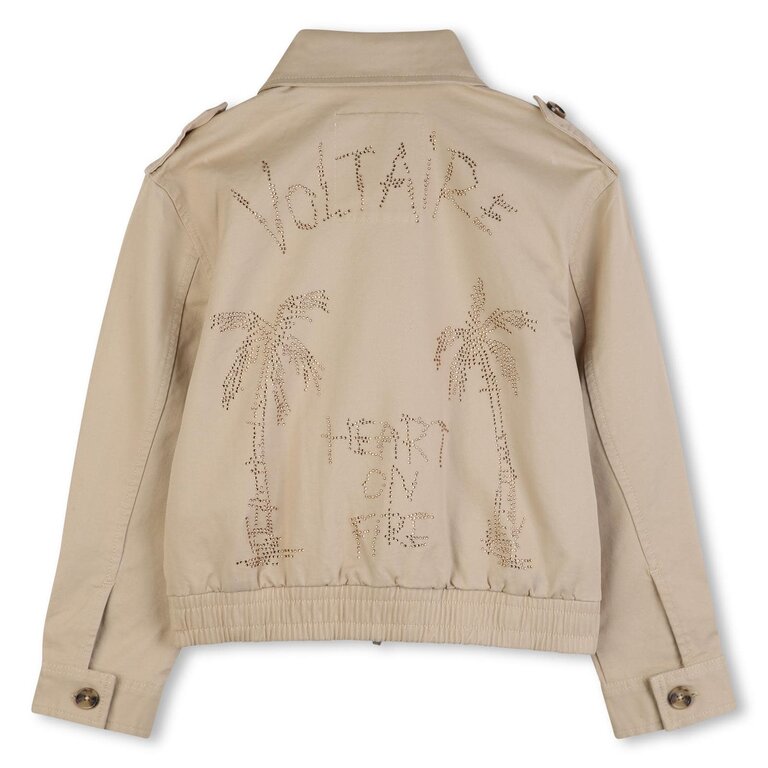 Zadig & Voltaire X60558 Jas donker beige