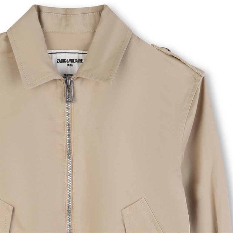 Zadig & Voltaire X60558 Jas donker beige