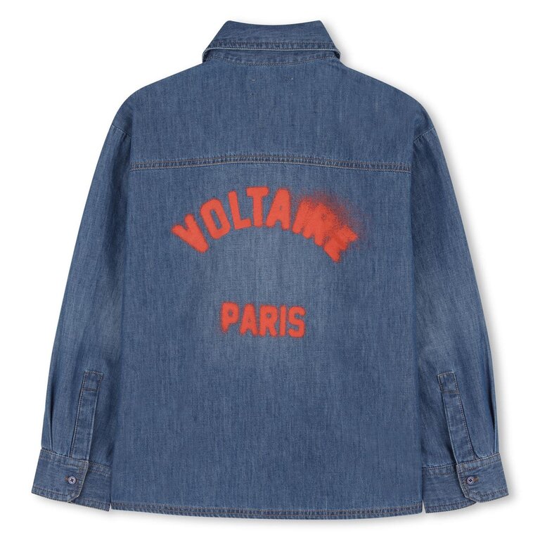 Zadig & Voltaire X60594 Overhemd denim blue