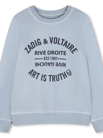 Zadig & Voltaire X60600 Sweater lichtblauw