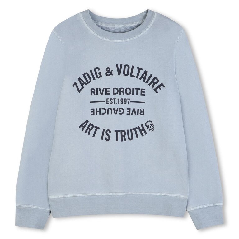 Zadig & Voltaire X60600 Sweater lichtblauw