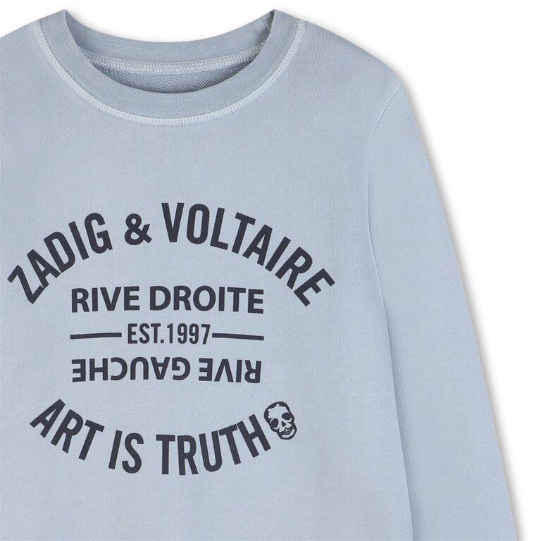 Zadig & Voltaire X60600 Sweater lichtblauw