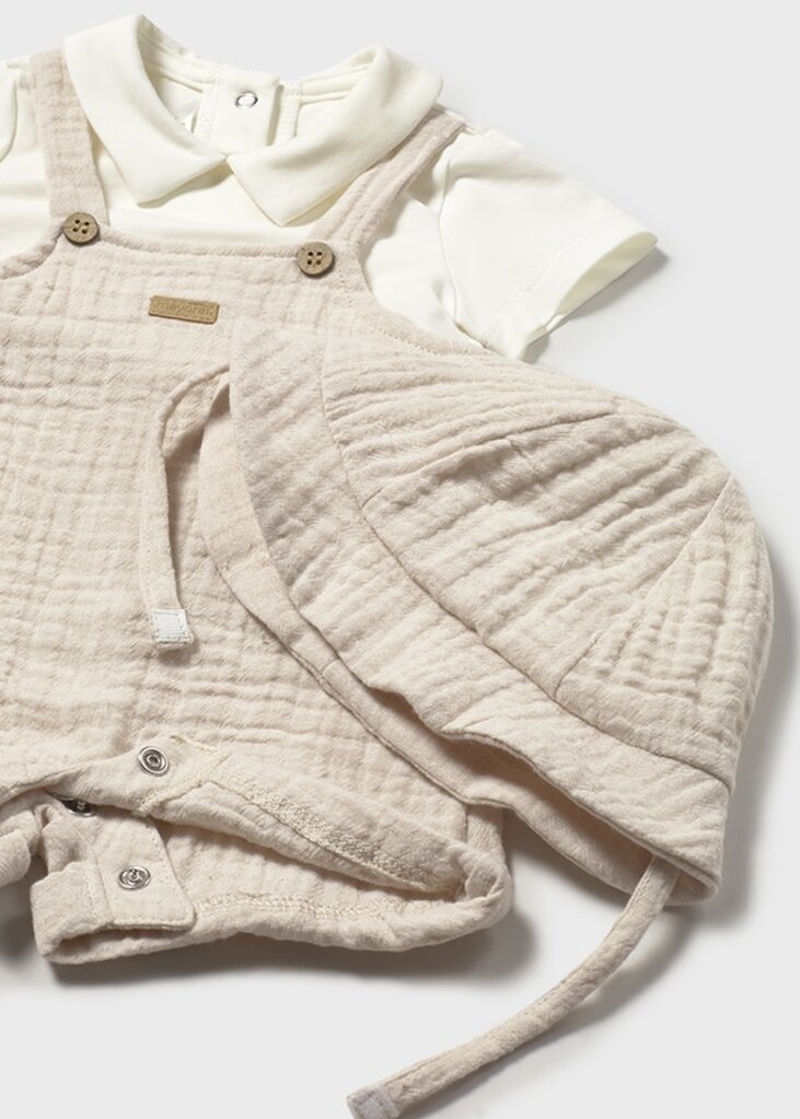 Mayoral 1651 Short romper 023 wheat