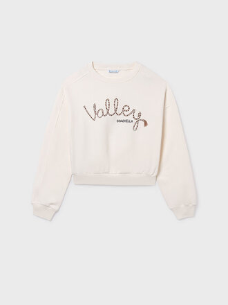 Mayoral 6401 Fleece pullover 078 bone