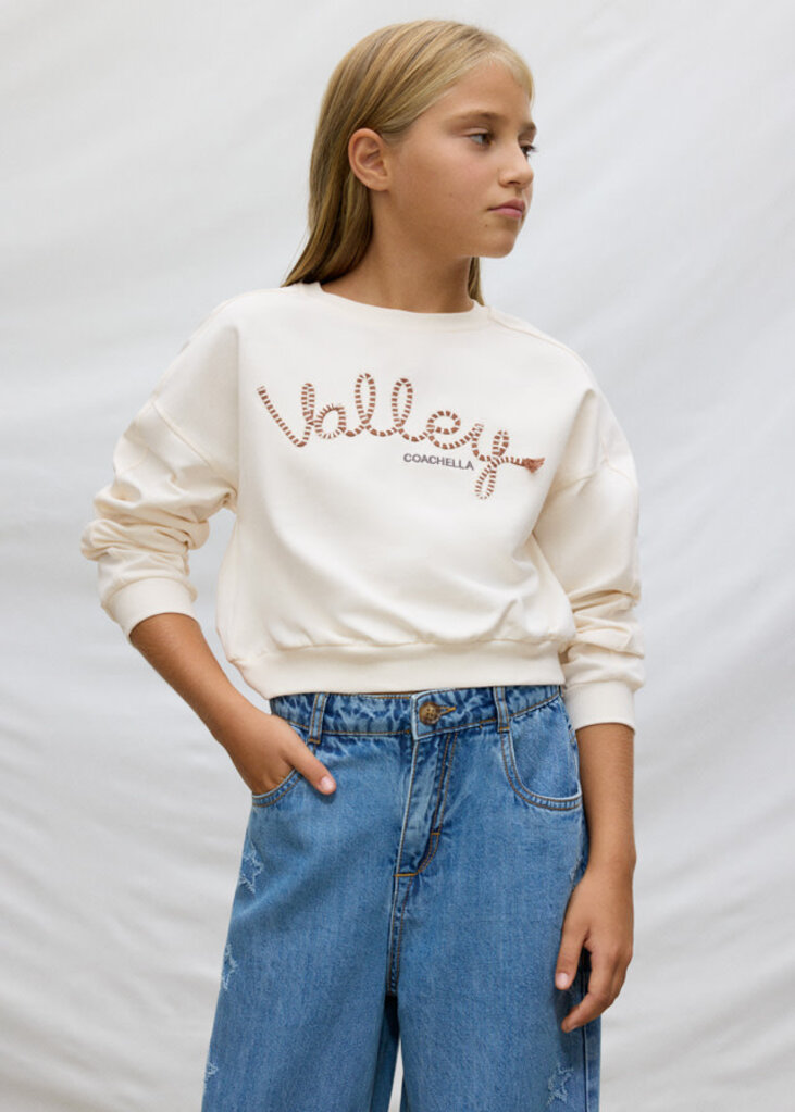 Mayoral 6401 Fleece pullover 078 bone