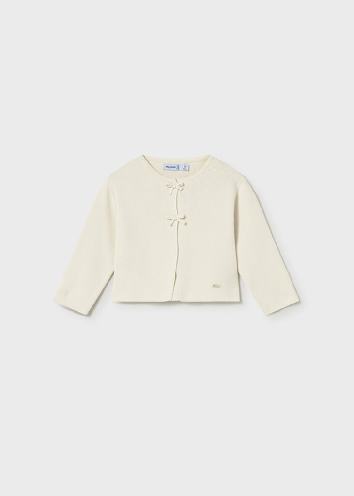Mayoral 1307 Knit cardigan 051 bone