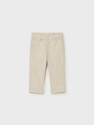Mayoral 1517 Linen suiting pants 050 oat mixed