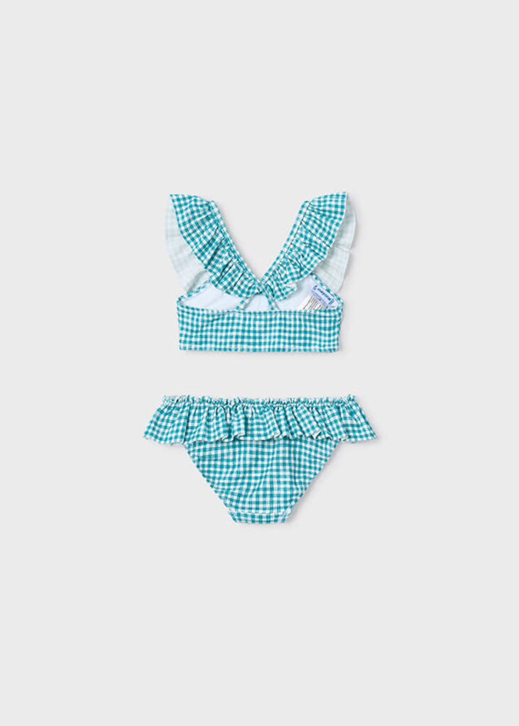 Mayoral 3734 Textured printed bikini 044 pacific