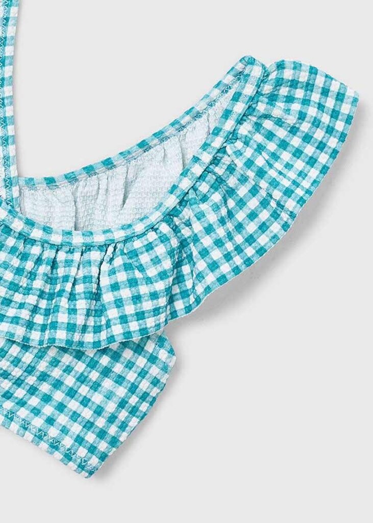 Mayoral 3734 Textured printed bikini 044 pacific