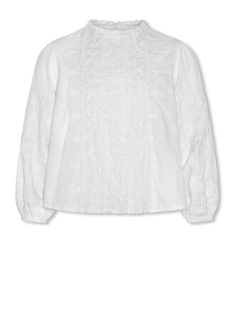 Ao76 126-1358-740 lia shirt jean intage white