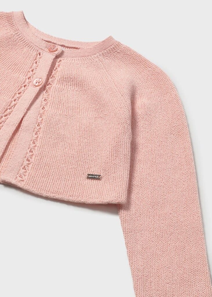 Mayoral 302 Knit cardigan 074 blossom