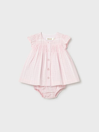 Mayoral 1805 Chiffon dress 042 baby rose