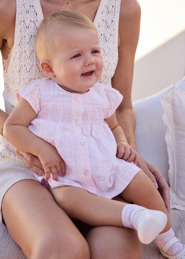 Mayoral 1805 Chiffon dress 042 baby rose