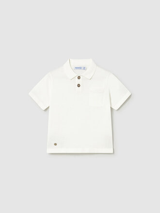 Mayoral 1109 S/s polo 040 cream