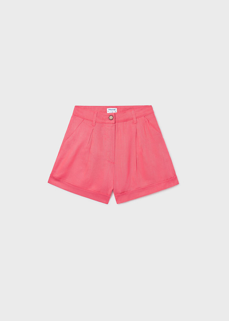 Mayoral 6201 Linen look shorts 070 coral