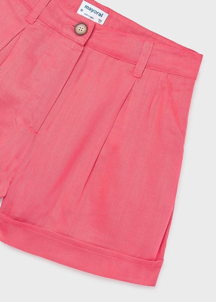 Mayoral 6201 Linen look shorts 070 coral