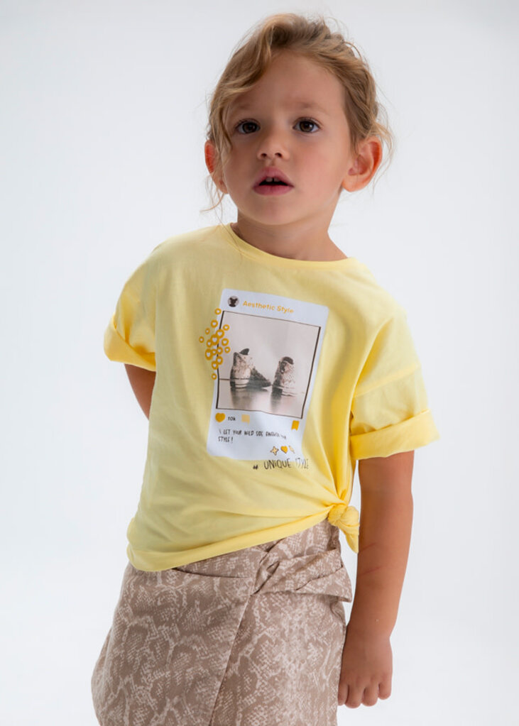 Mayoral 3016 S/s t-shirt 023 vanilla