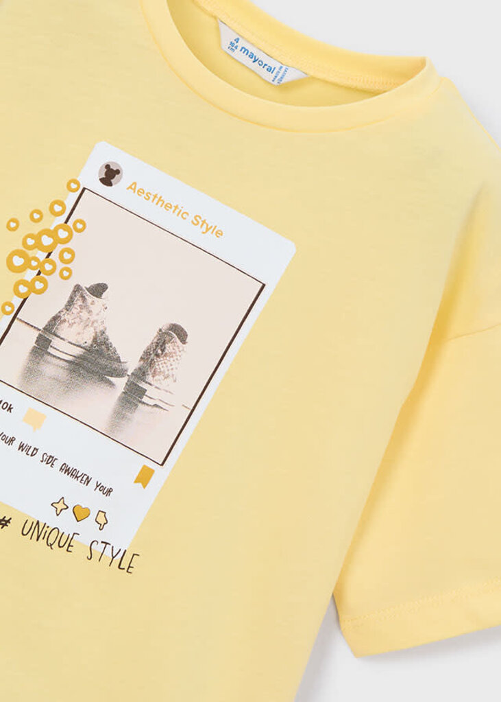 Mayoral 3016 S/s t-shirt 023 vanilla