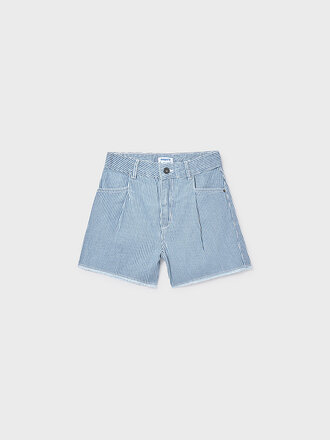 Mayoral 6205 Stripes denim shorts 054 indigo