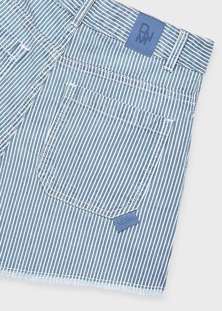 Mayoral 6205 Stripes denim shorts 054 indigo