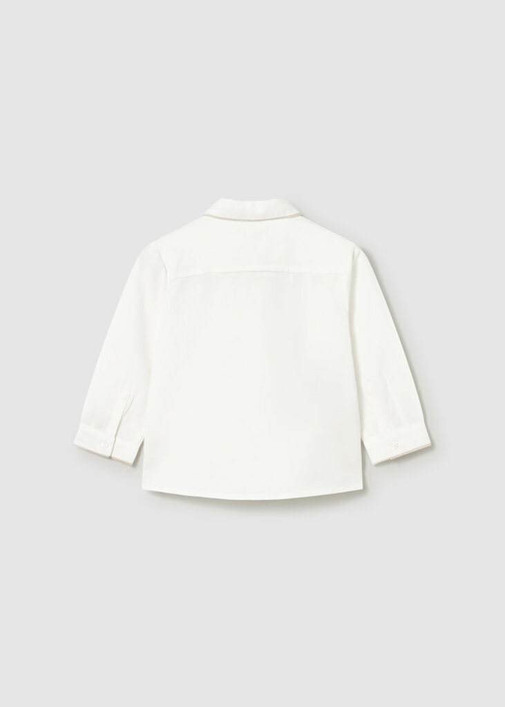 Mayoral 1115 L/s dressy shirt 072 cream