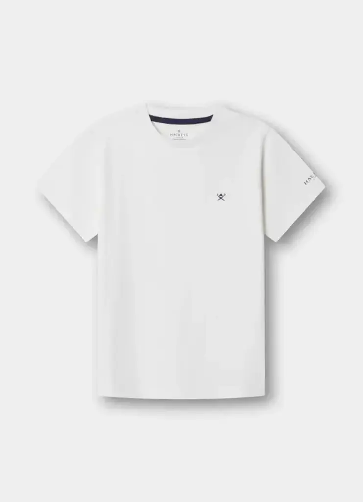 Hackett HK5000019 Small logo tee off white