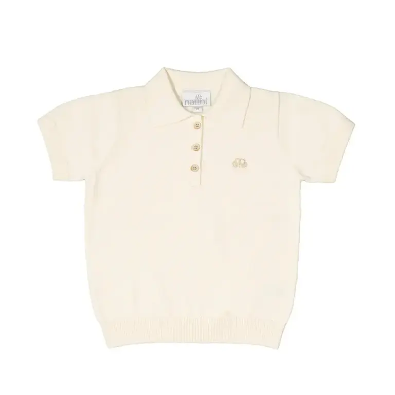 Natini 1380-14133-0003 Polo tricot bryan cream