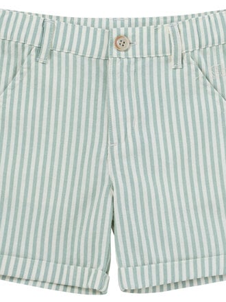 Natini 1550-14048-0560 Short stripes offwhite-green