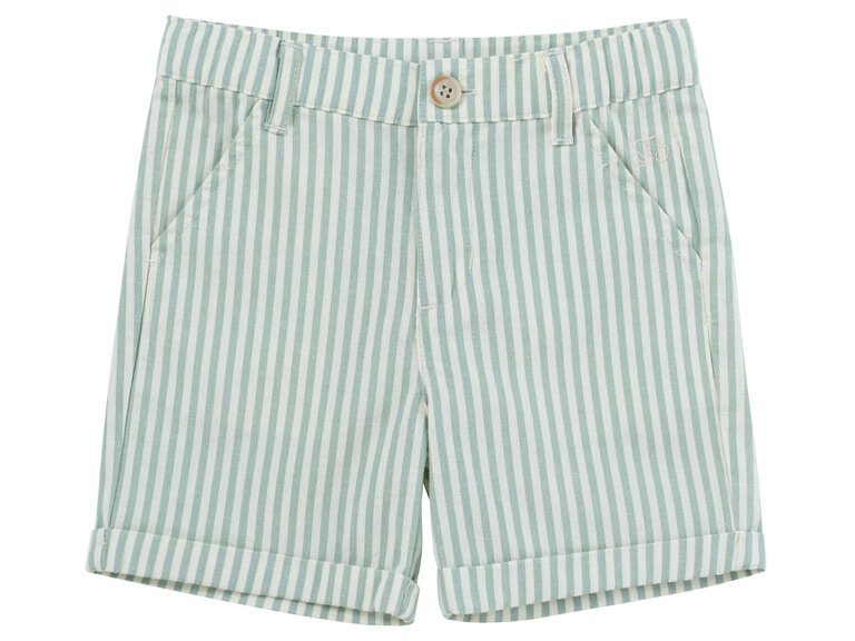 Natini 1550-14048-0560 Short stripes offwhite-green