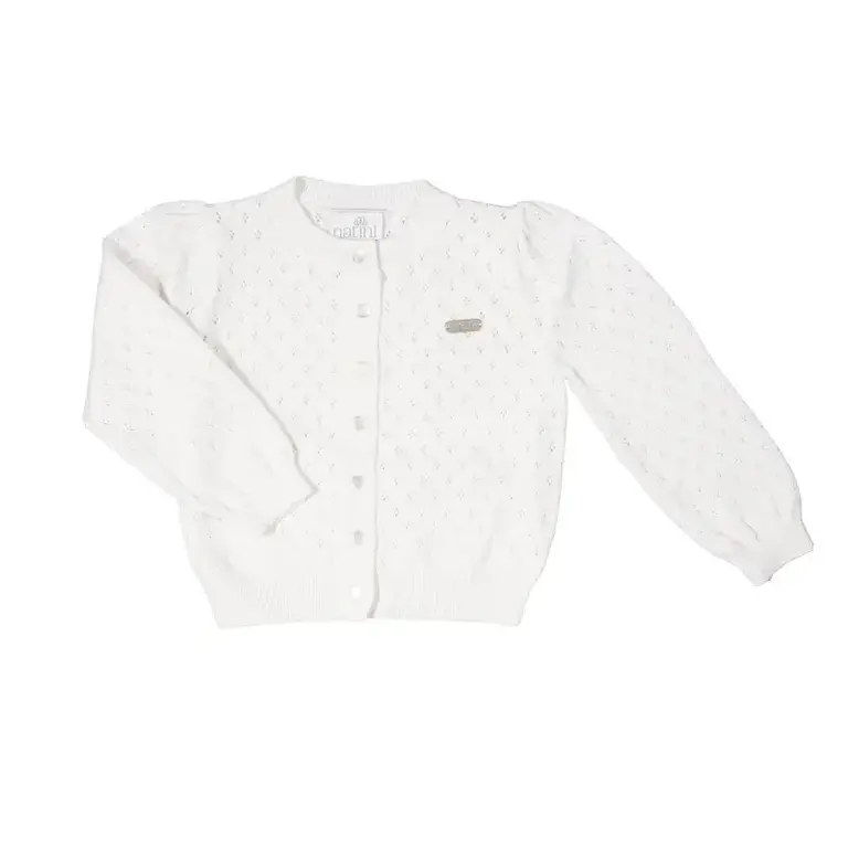 Natini 2440-14203-0002 Cardigan Gaby white