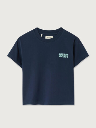 American Vintage KGIX02AE T-shirt navy
