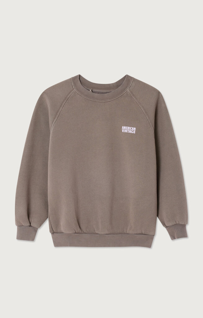 American Vintage KIZU03BE Sweats cendre