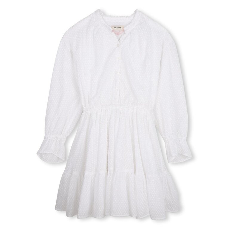 Zadig & Voltaire X60553 Jurk wit