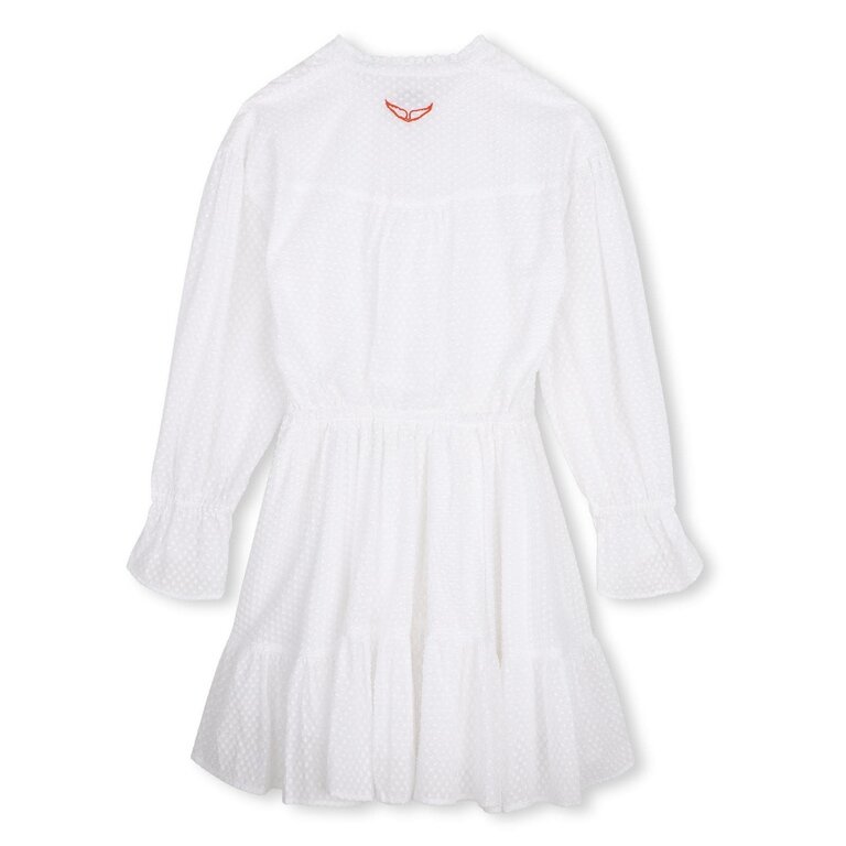 Zadig & Voltaire X60553 Jurk wit