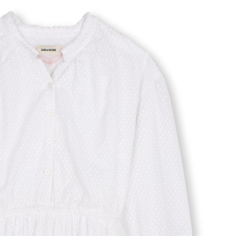 Zadig & Voltaire X60553 Jurk wit