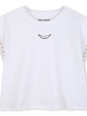 Zadig & Voltaire X60536 T-shirt korte mouwen wit