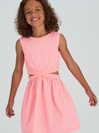 Blue Bay Dress Chanel coral