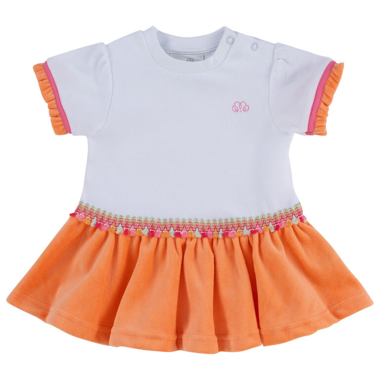 Natini 2720-14195-0275 Dress Fifi white-orange
